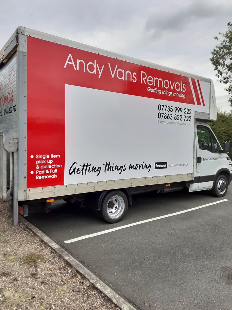 House Moves, Home Moves, Man and Van Service. Andy Vans Removals